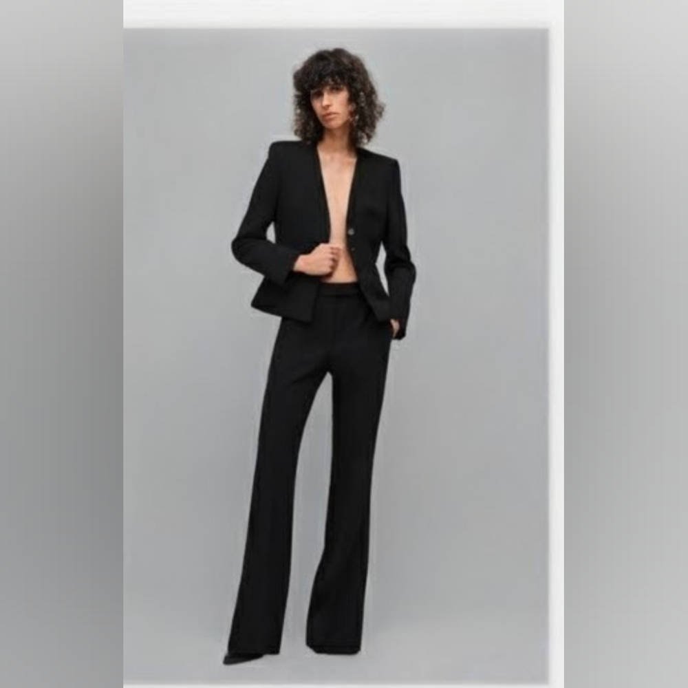 Zara Black Women's Wool Blend Pants